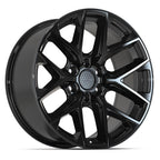 DEFIANT DF17A 20x9 6x139.7 18et Gloss Black Wheel - View 3