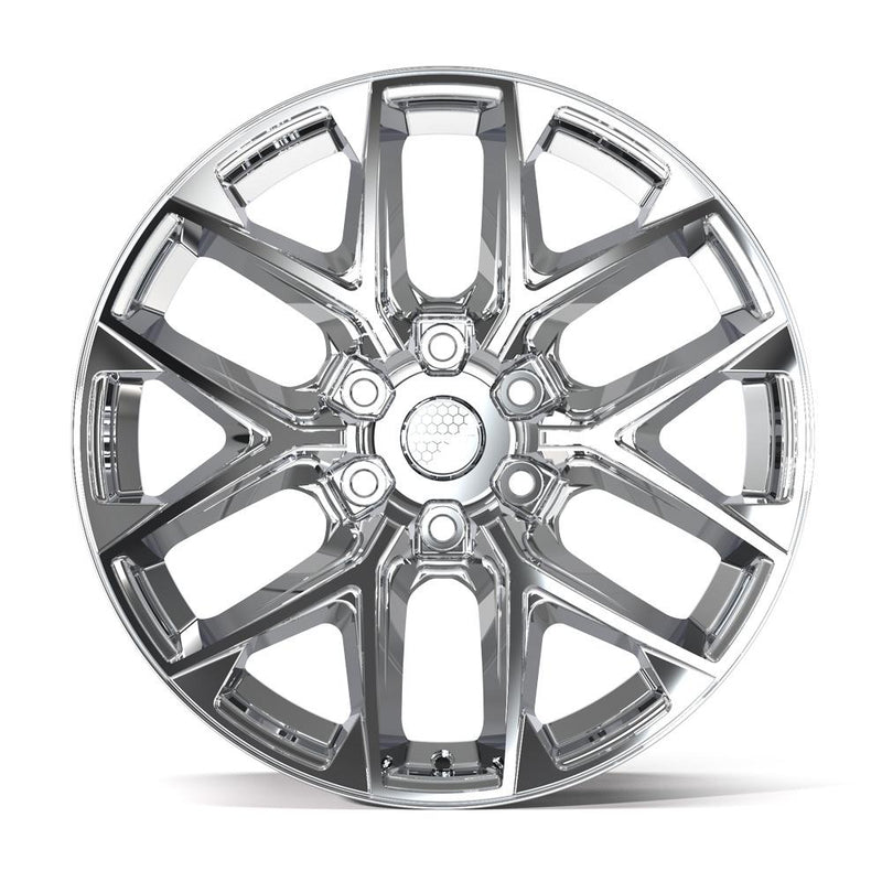 DEFIANT DF17A 20x9 6x139.7 18et Chrome Wheel - View 2