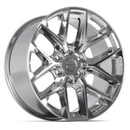 DEFIANT DF17A 20x9 6x139.7 18et Chrome Wheel