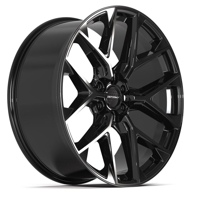 DEFIANT DF17A 24x10 6x139.7 24et Gloss Black Wheel - View 3