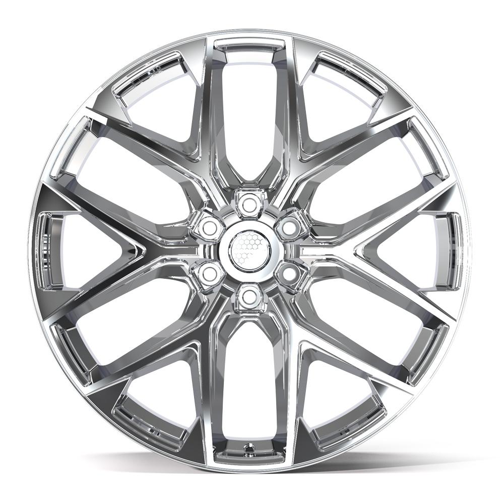 DEFIANT DF17A 24x10 6x139.7 18et Chrome Wheel - View 2