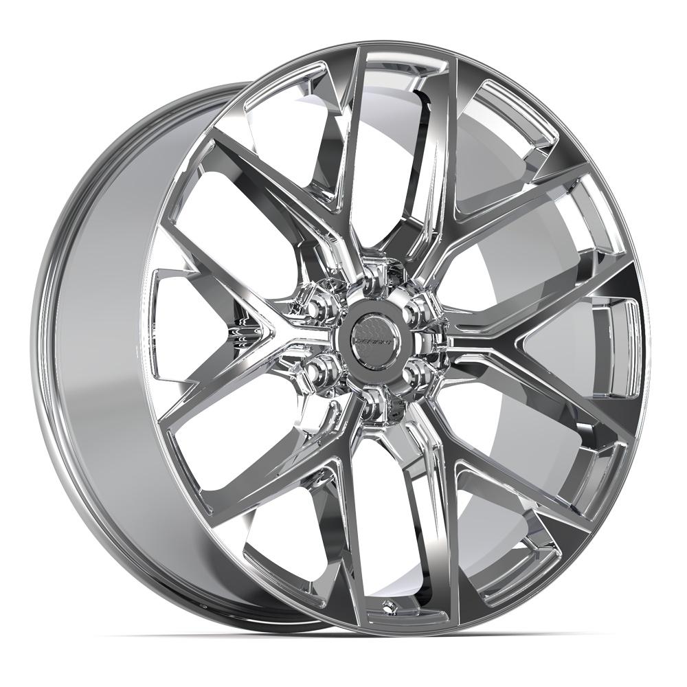 DEFIANT DF17A 24x10 6x139.7 18et Chrome Wheel