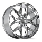 DEFIANT DF17A 24x10 6x139.7 18et Chrome Wheel