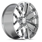 DEFIANT DF17A 24x10 6x139.7 18et Chrome Wheel - View 3