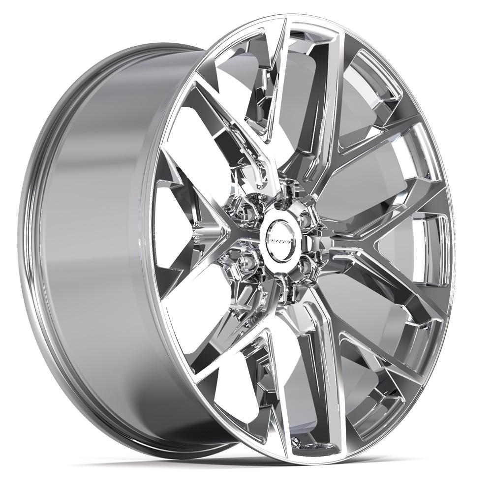 DEFIANT DF17A 24x10 6x139.7 18et Chrome Wheel - View 3