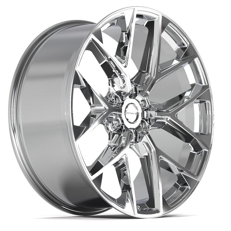 DEFIANT DF17A 24x10 6x139.7 18et Chrome Wheel - View 3
