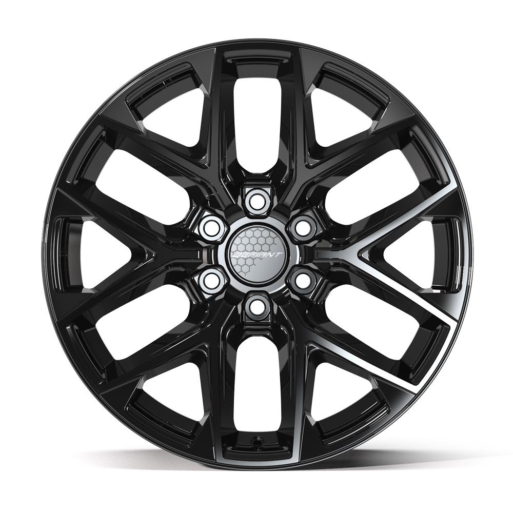 DEFIANT DF17B 20x9 6x139.7 18et Gloss Black Wheel - View 2