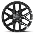 DEFIANT DF17B 22x9 6x139.7 18et Gloss Black Wheel - View 2