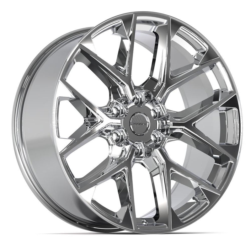 DEFIANT DF17B 22x9 6x139.7 18et Chrome Wheel