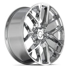 DEFIANT DF17B 22x9 6x139.7 18et Chrome Wheel - View 3