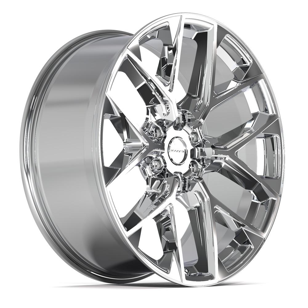 DEFIANT DF17B 22x9 6x139.7 18et Chrome Wheel - View 3