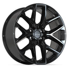 DEFIANT DF17C 22x9 6x135 18et Gloss Black Wheel - View 3