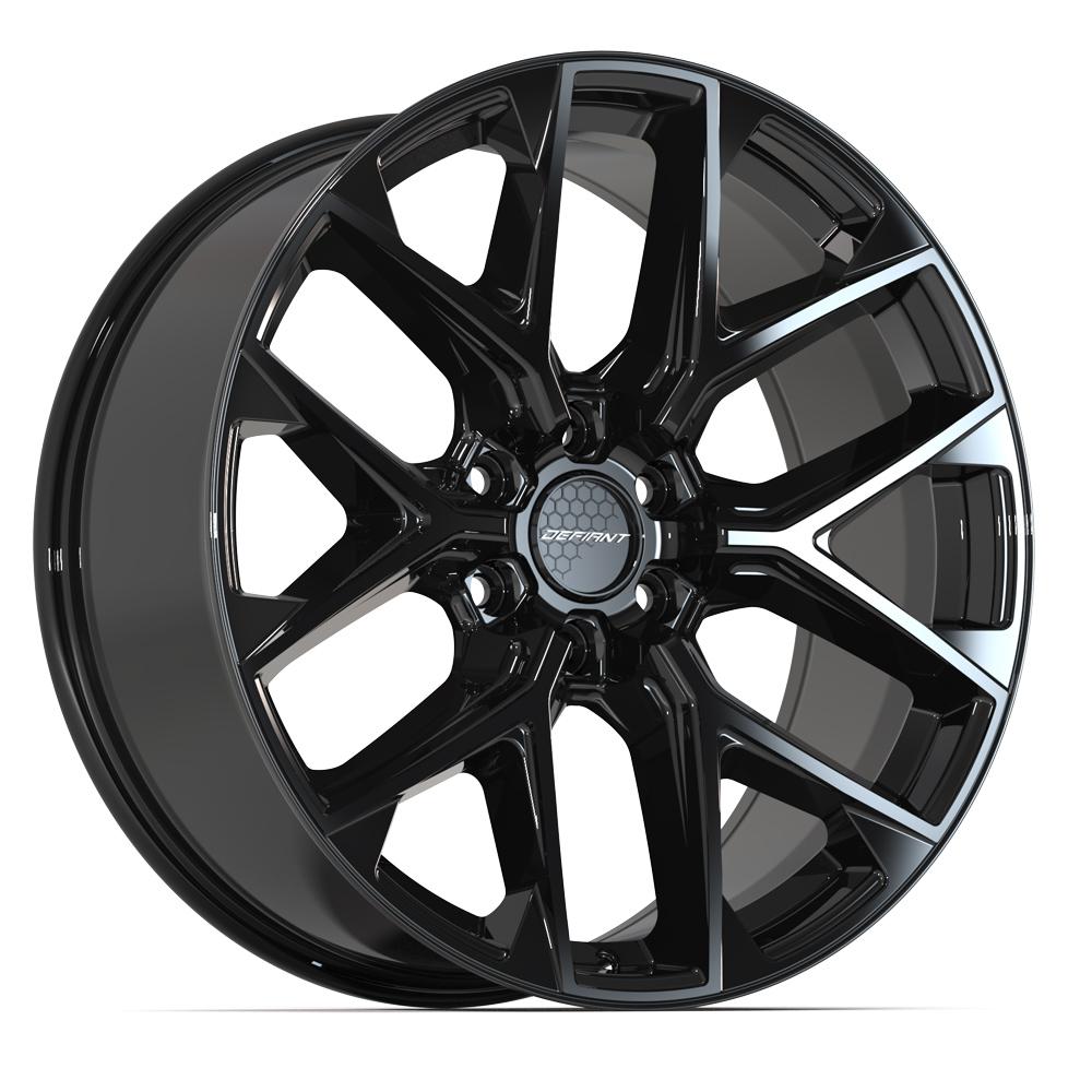 DEFIANT DF17C 22x9 6x135 18et Gloss Black Wheel - View 3