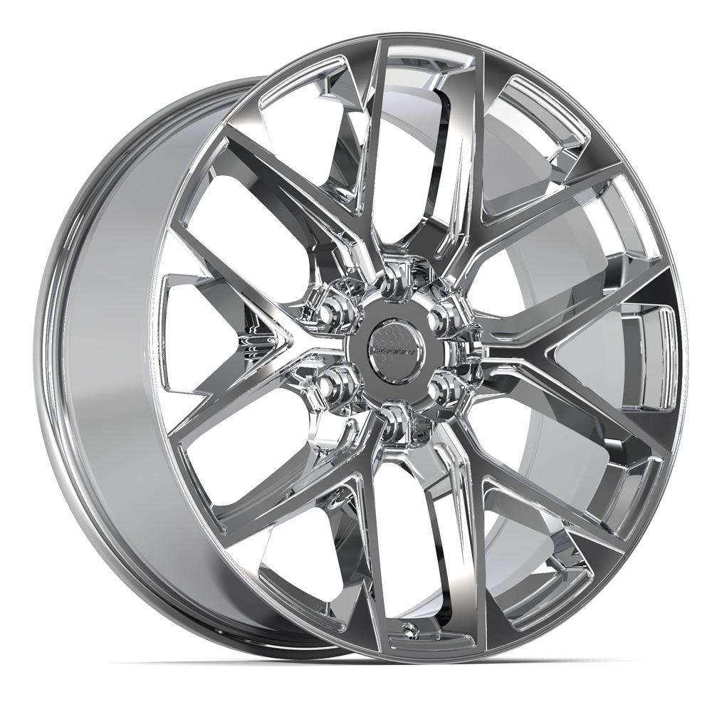 DEFIANT DF17C 22x9 6x135 24et Chrome Wheel