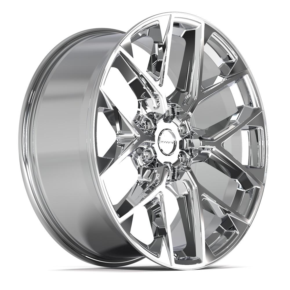 DEFIANT DF17C 22x9 6x135 24et Chrome Wheel - View 3