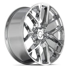 DEFIANT DF17C 22x9 6x135 24et Chrome Wheel - View 3