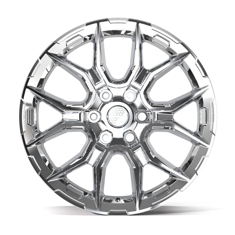 DEFIANT DF18A 20x9 6x139.7 18et Chrome Wheel - View 2