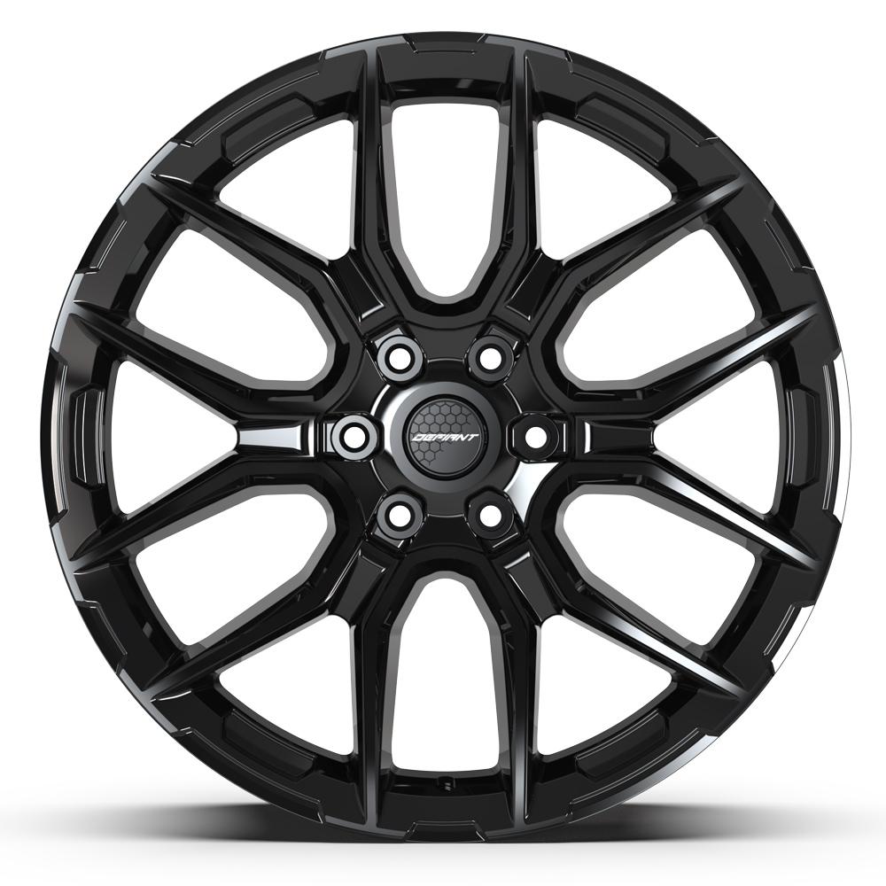 DEFIANT DF18A 22x9 6x139.7 18et Gloss Black Wheel - View 2