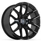 DEFIANT DF18A 22x9 6x139.7 18et Gloss Black Wheel - View 3