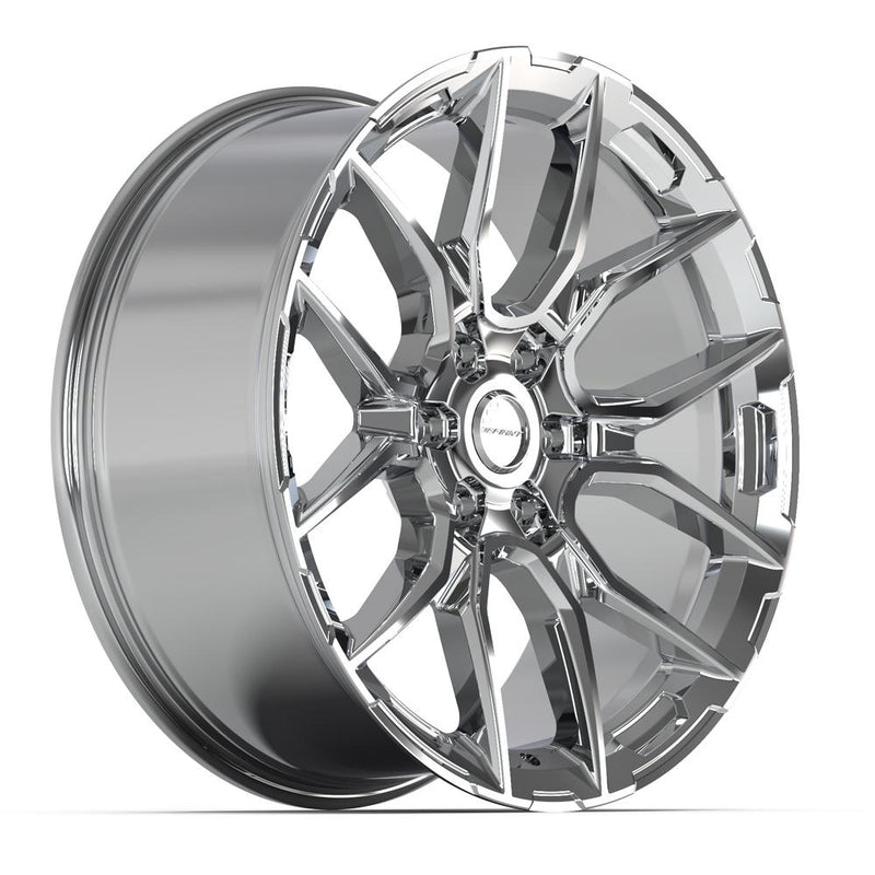 DEFIANT DF18A 22x9 6x139.7 18et Chrome Wheel - View 3
