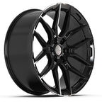 DEFIANT DF18A 24x10 6x139.7 24et Gloss Black Wheel - View 3