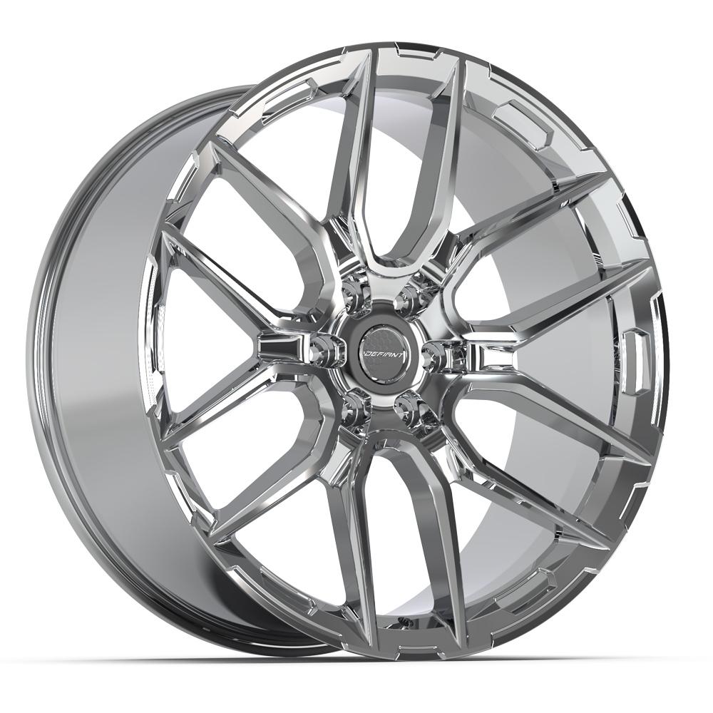 DEFIANT DF18A 24x10 6x139.7 24et Chrome Wheel