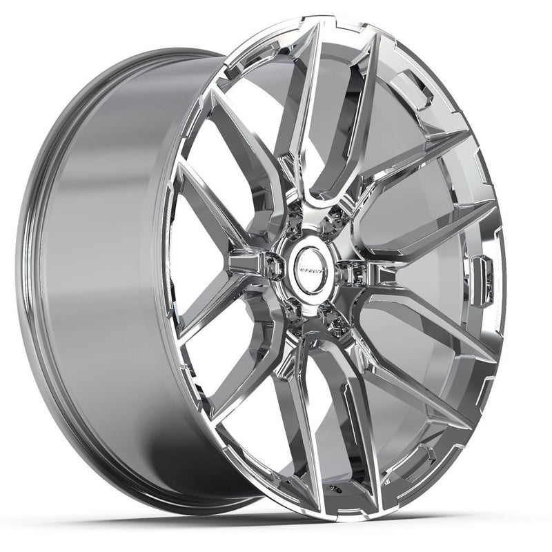 DEFIANT DF18A 24x10 6x139.7 24et Chrome Wheel - View 3