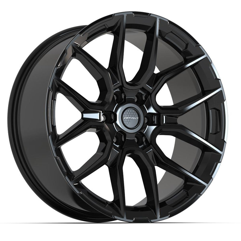 DEFIANT DF18B 22x9 6x139.7 18et Gloss Black Wheel - View 3
