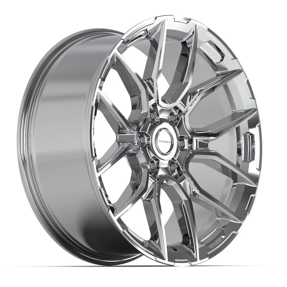 DEFIANT DF18B 22x9 6x139.7 18et Chrome Wheel - View 3