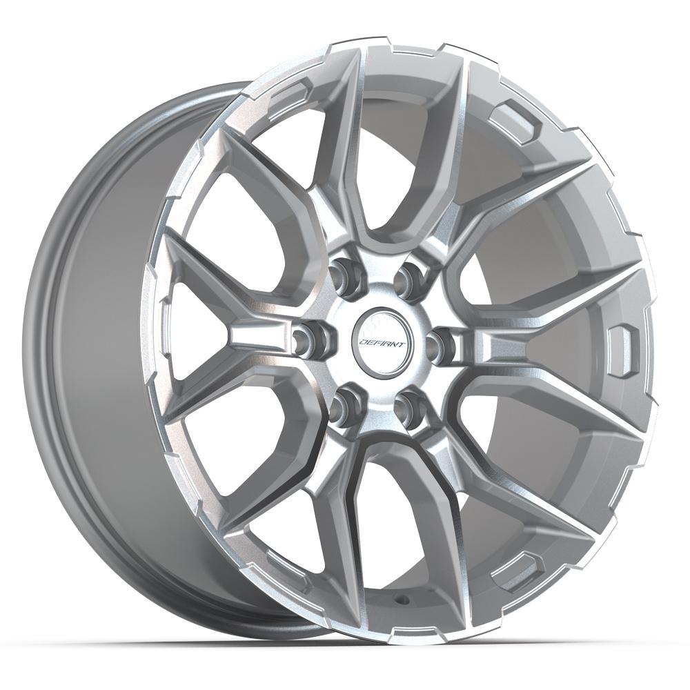 DEFIANT DF18C 20x9 6x135 18et Gloss Silver Machined Wheel - View 3