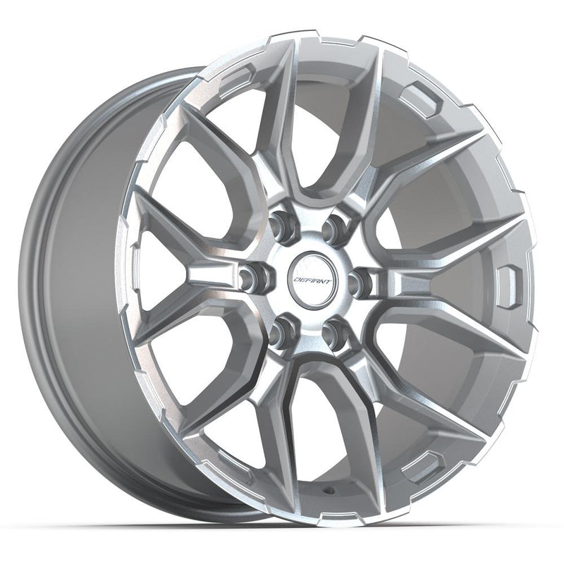 DEFIANT DF18C 20x9 6x135 18et Gloss Silver Machined Wheel - View 3