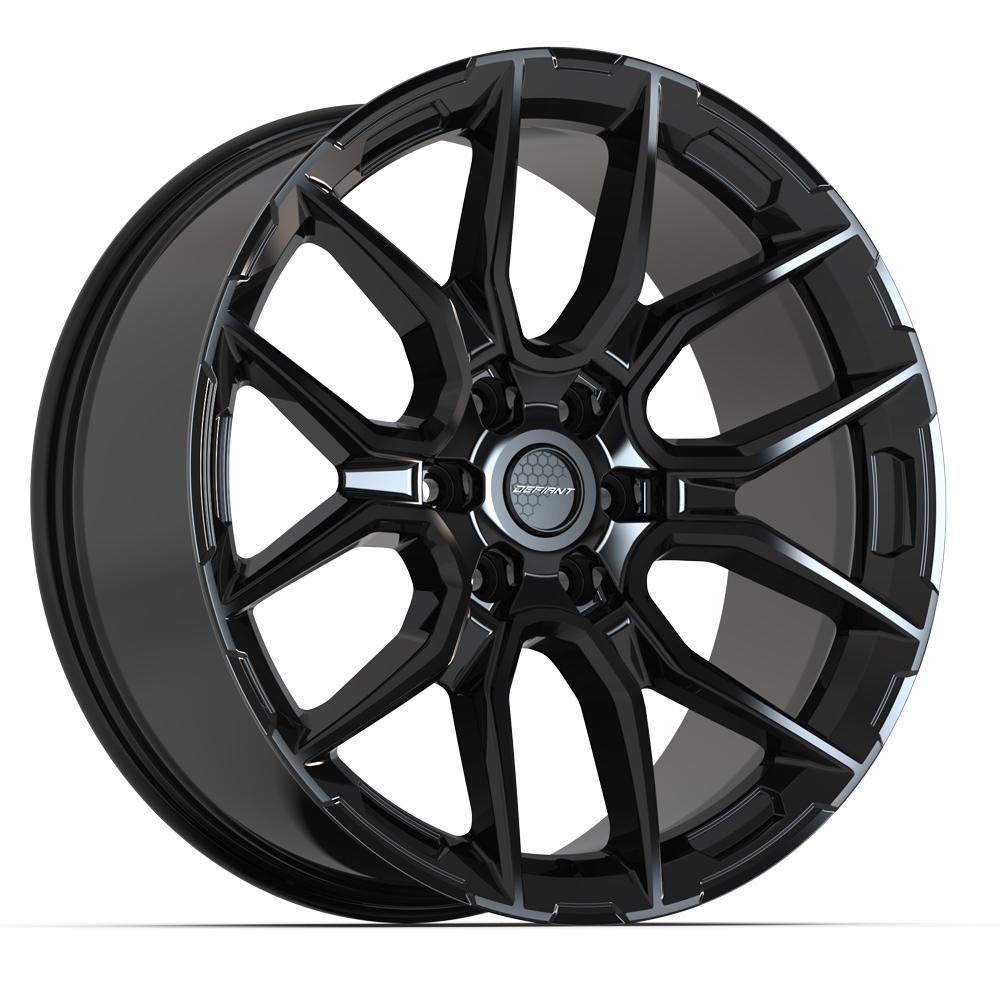 DEFIANT DF18C 22x9 6x135 18et Gloss Black Wheel - View 3