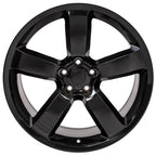 OE Wheels DG04 20x9 5x115 20et Gloss Black Wheel - View 2