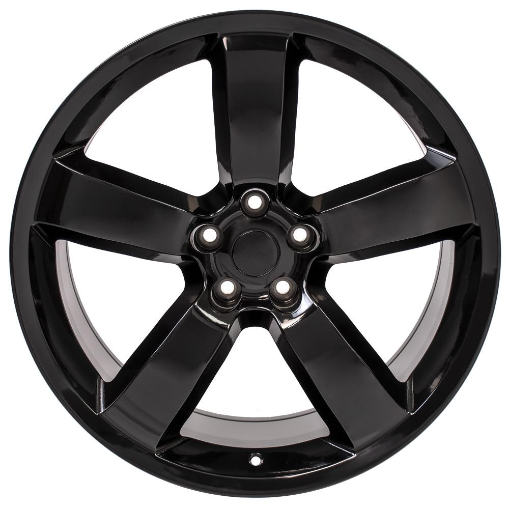 OE Wheels DG04 20x9 5x115 20et Gloss Black Wheel - View 2