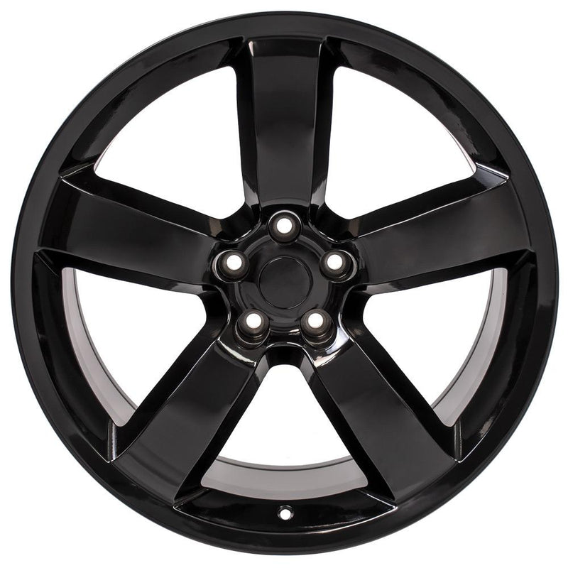 OE Wheels DG04 20x9 5x115 20et Gloss Black Wheel - View 2