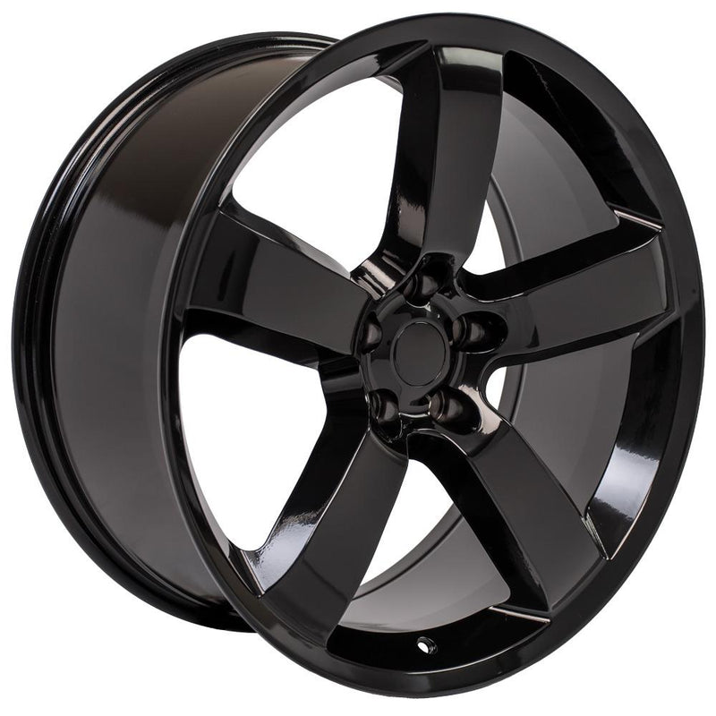 OE Wheels DG04 20x9 5x115 20et Gloss Black Wheel - View 3