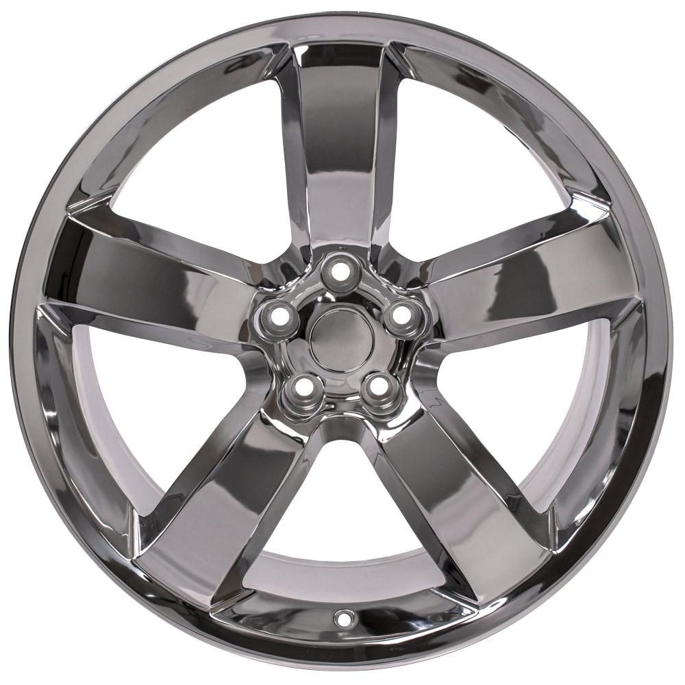 OE Wheels DG04 20x9 5x115 20et Chrome Wheel - View 2