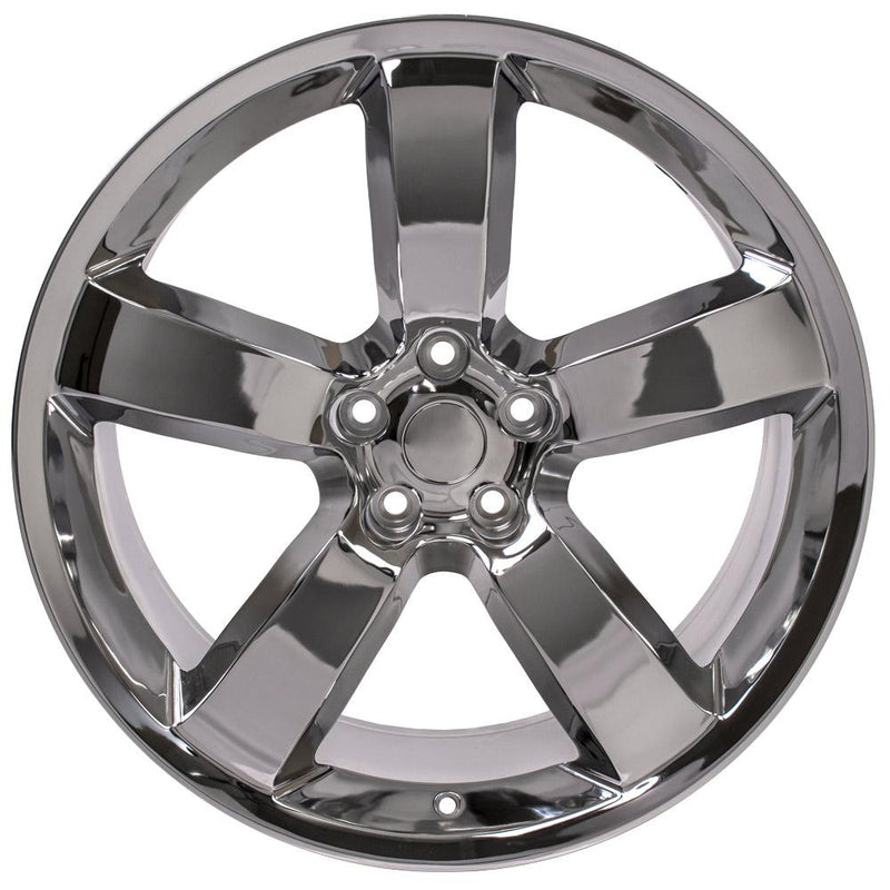 OE Wheels DG04 20x9 5x115 20et Chrome Wheel - View 2