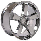 OE Wheels DG04 20x9 5x115 20et Chrome Wheel - View 3