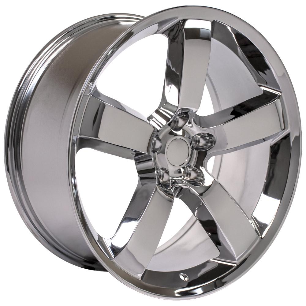 OE Wheels DG04 20x9 5x115 20et Chrome Wheel - View 3