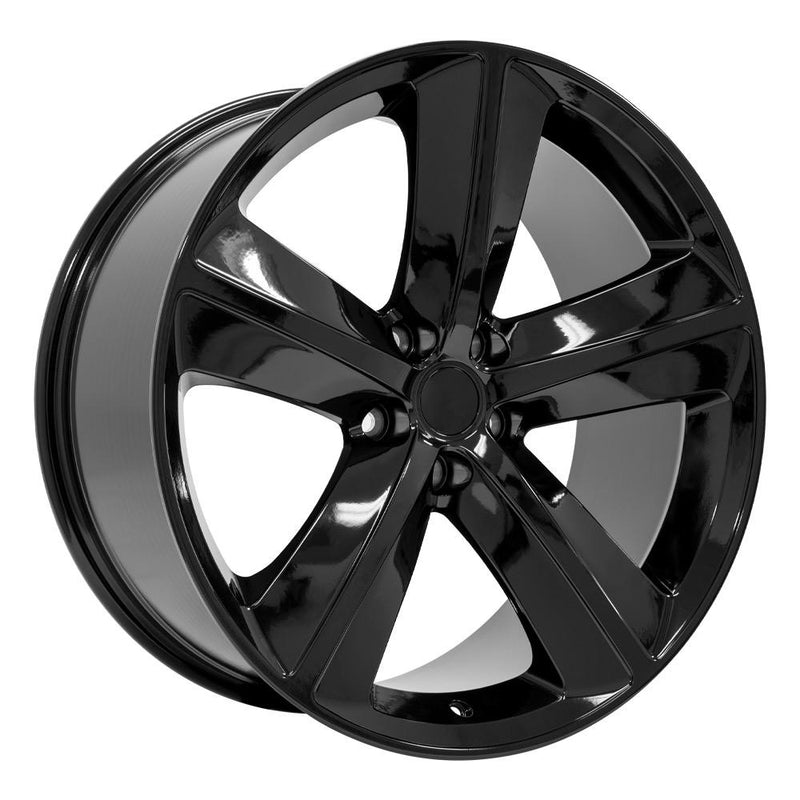 OE Wheels DG05 20x9 5x115 20et Gloss Black Wheel - View 3