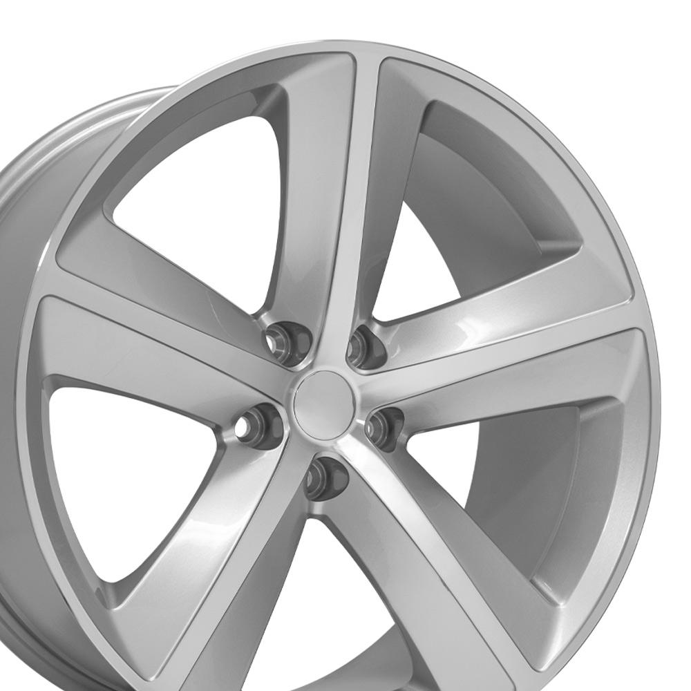 OE Wheels DG05 20x9 5x115 20et Gloss Silver Machined Wheel