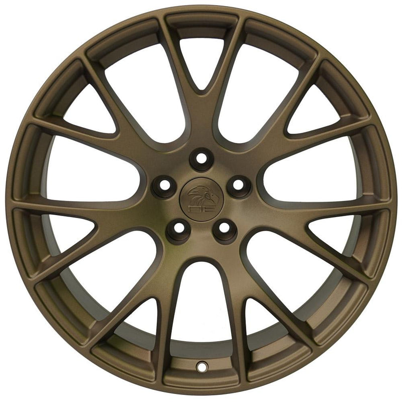 OE Wheels DG15 20x10 5x115 18et Satin Bronze Wheel - View 2