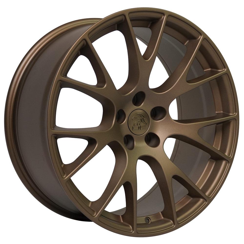 OE Wheels DG15 20x10 5x115 18et Satin Bronze Wheel - View 3