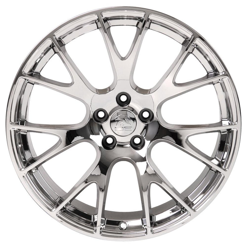 OE Wheels DG69 22x10 5x139.7 25et Chrome Wheel - View 2