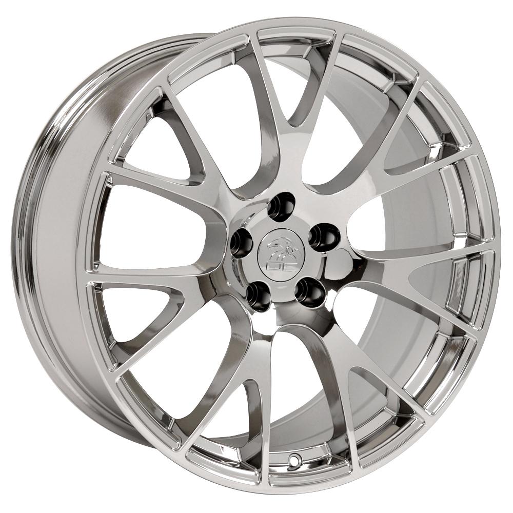 OE Wheels DG69 22x10 5x139.7 25et Chrome Wheel - View 3