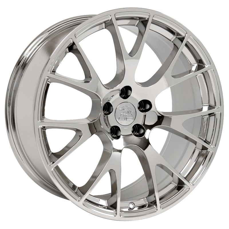 OE Wheels DG69 22x10 5x139.7 25et Chrome Wheel - View 3
