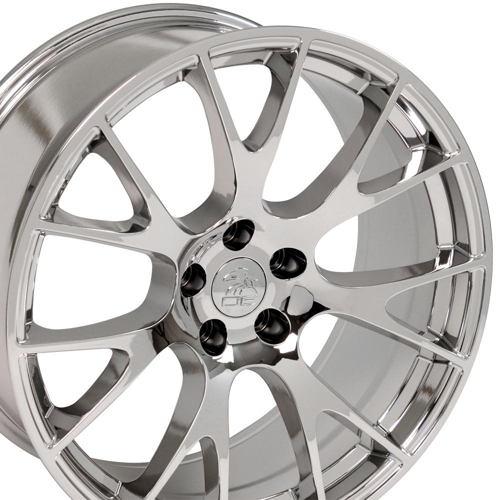 OE Wheels DG15 20x9 5x115 18et Chrome Wheel - View 2