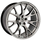 OE Wheels DG15 20x10 5x115 18et Gloss Hyper Black Wheel - View 3