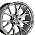 OE Wheels DG15 20x10 5x115 18et Gloss Hyper Black Wheel